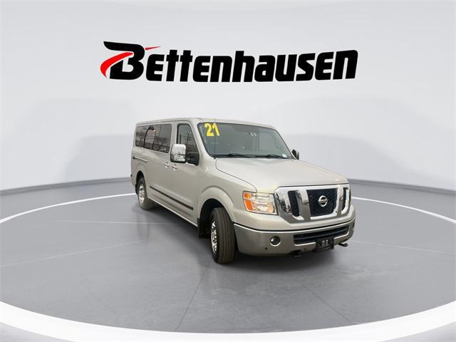 used 2021 Nissan NV Passenger NV3500 HD car, priced at $44,990