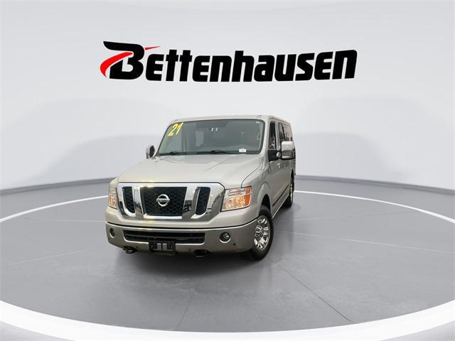 used 2021 Nissan NV Passenger NV3500 HD car, priced at $44,990