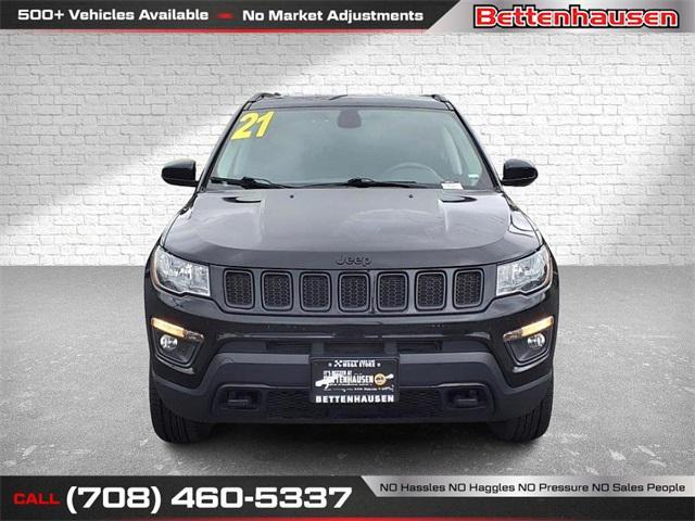 used 2021 Jeep Compass car, priced at $20,790