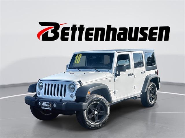 used 2018 Jeep Wrangler JK Unlimited car, priced at $21,477