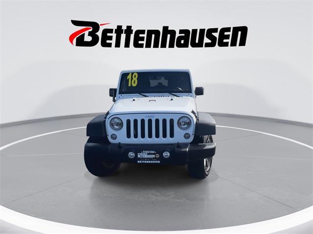 used 2018 Jeep Wrangler JK Unlimited car, priced at $21,477