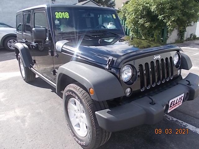 used 2018 Jeep Wrangler JK Unlimited car, priced at $21,203