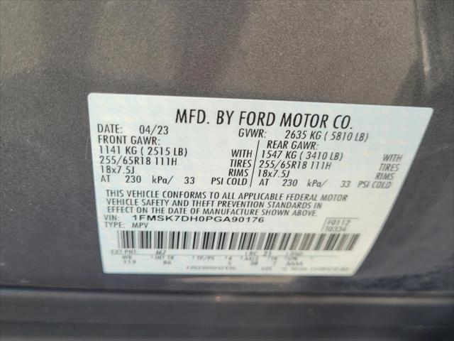 used 2023 Ford Explorer car, priced at $32,988