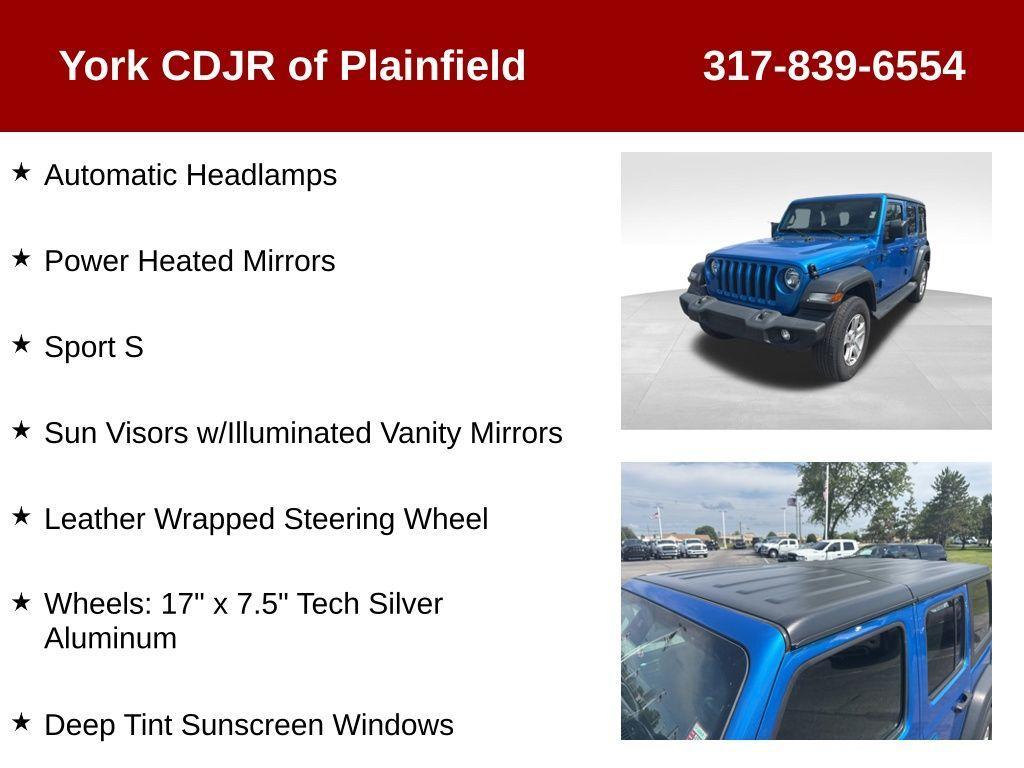 used 2021 Jeep Wrangler Unlimited car, priced at $30,700