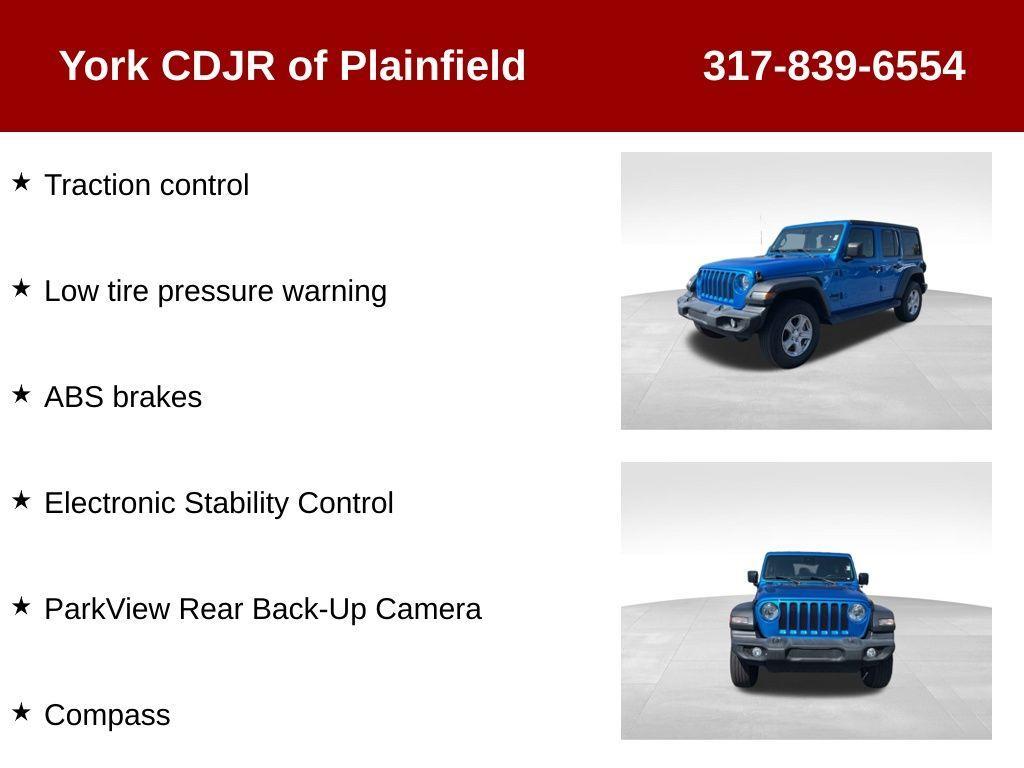 used 2021 Jeep Wrangler Unlimited car, priced at $30,250