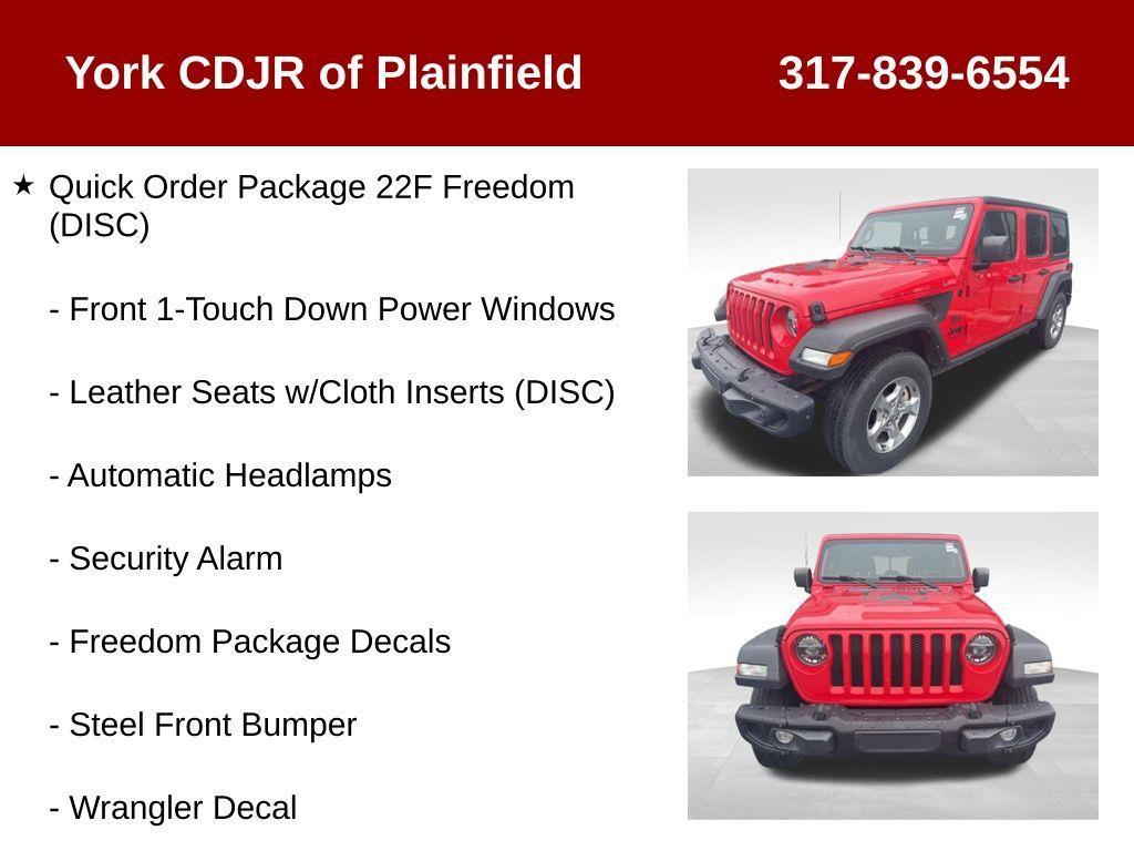 used 2021 Jeep Wrangler Unlimited car, priced at $33,864