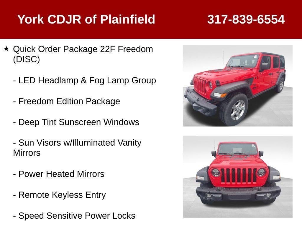 used 2021 Jeep Wrangler Unlimited car, priced at $33,864