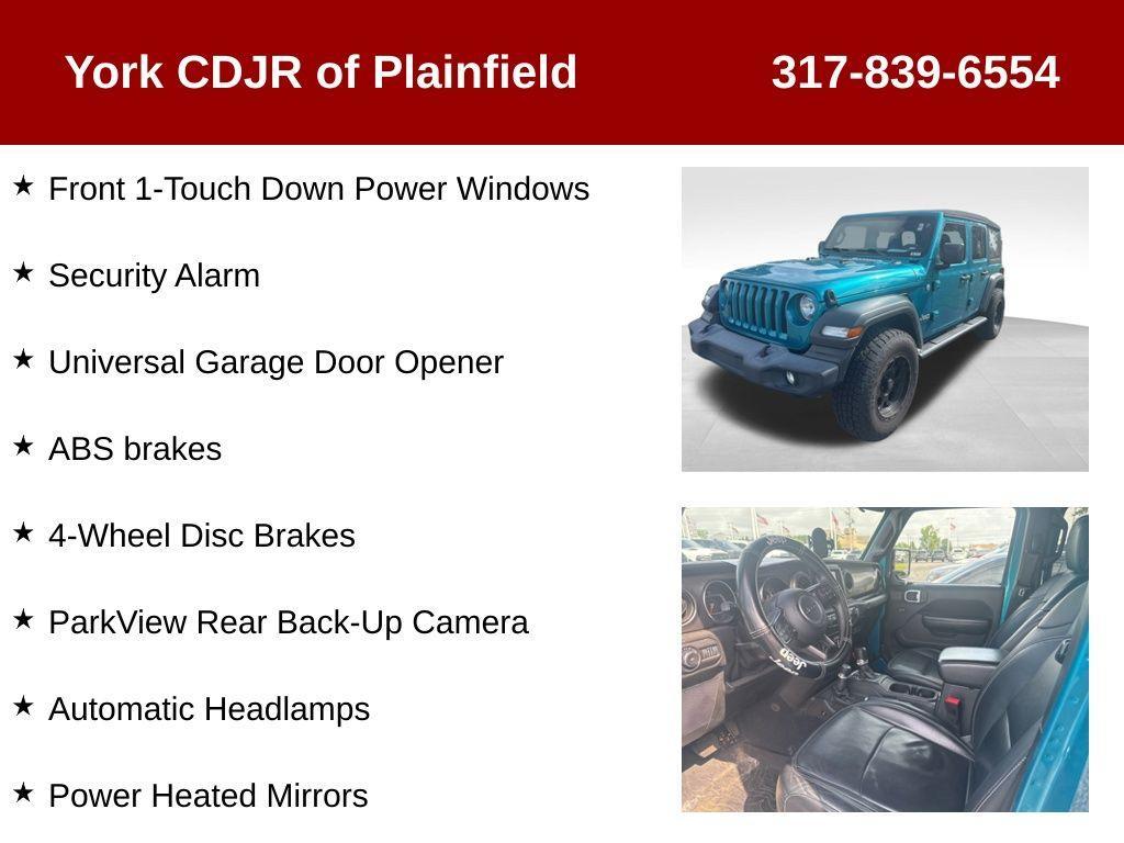 used 2019 Jeep Wrangler Unlimited car, priced at $24,198