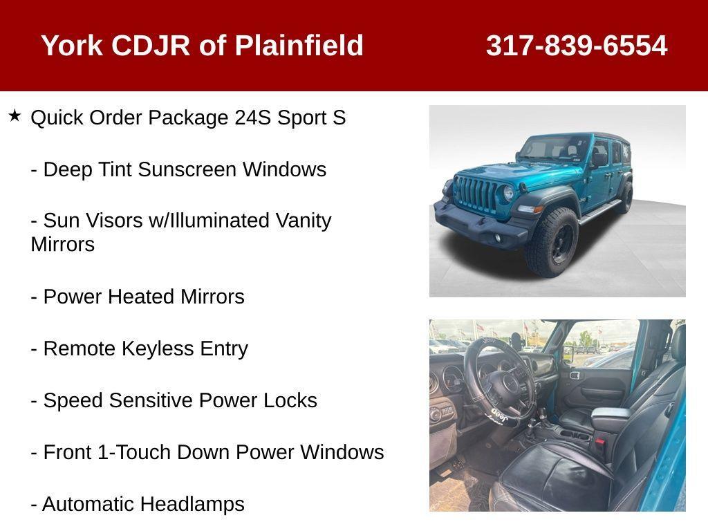 used 2019 Jeep Wrangler Unlimited car, priced at $24,198