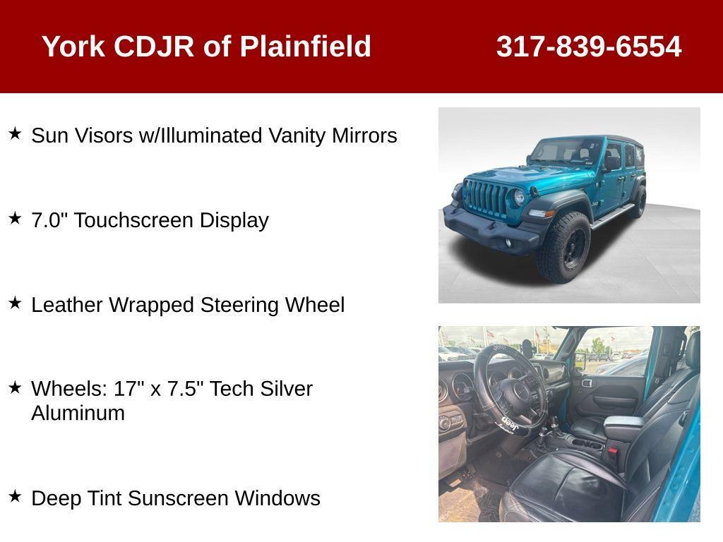 used 2019 Jeep Wrangler Unlimited car, priced at $24,198