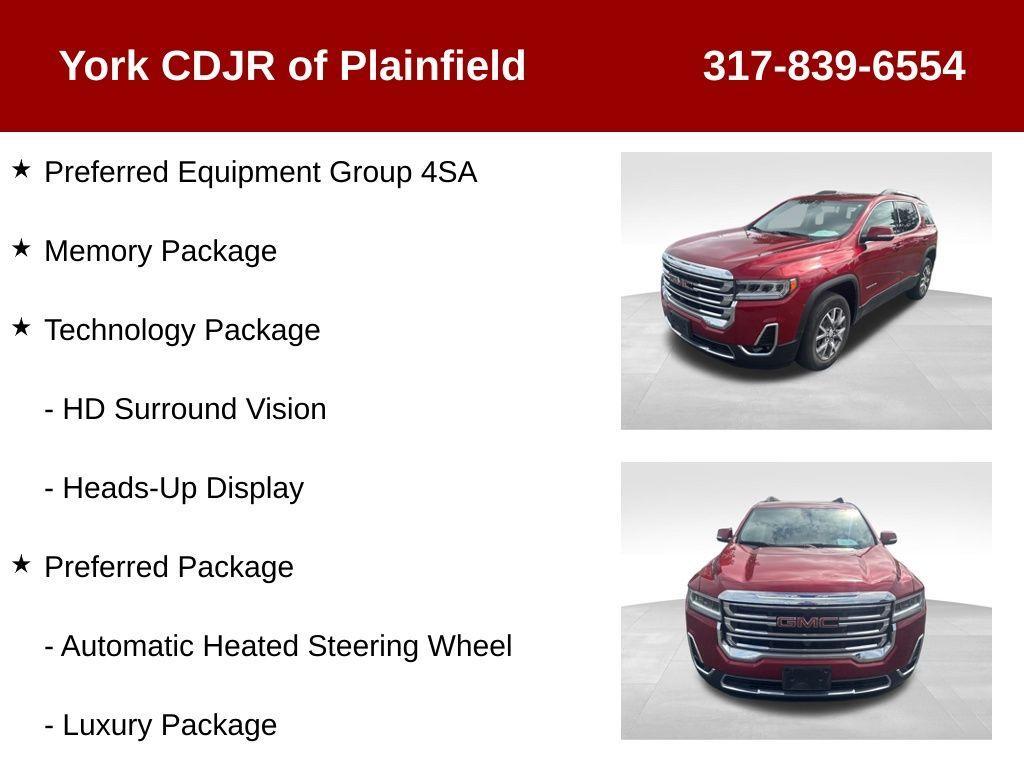 used 2021 GMC Acadia car, priced at $27,133