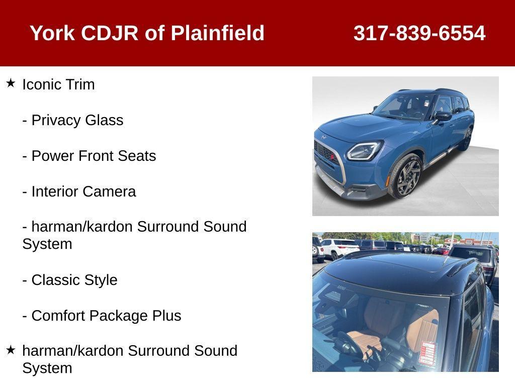 used 2025 MINI Countryman car, priced at $37,488