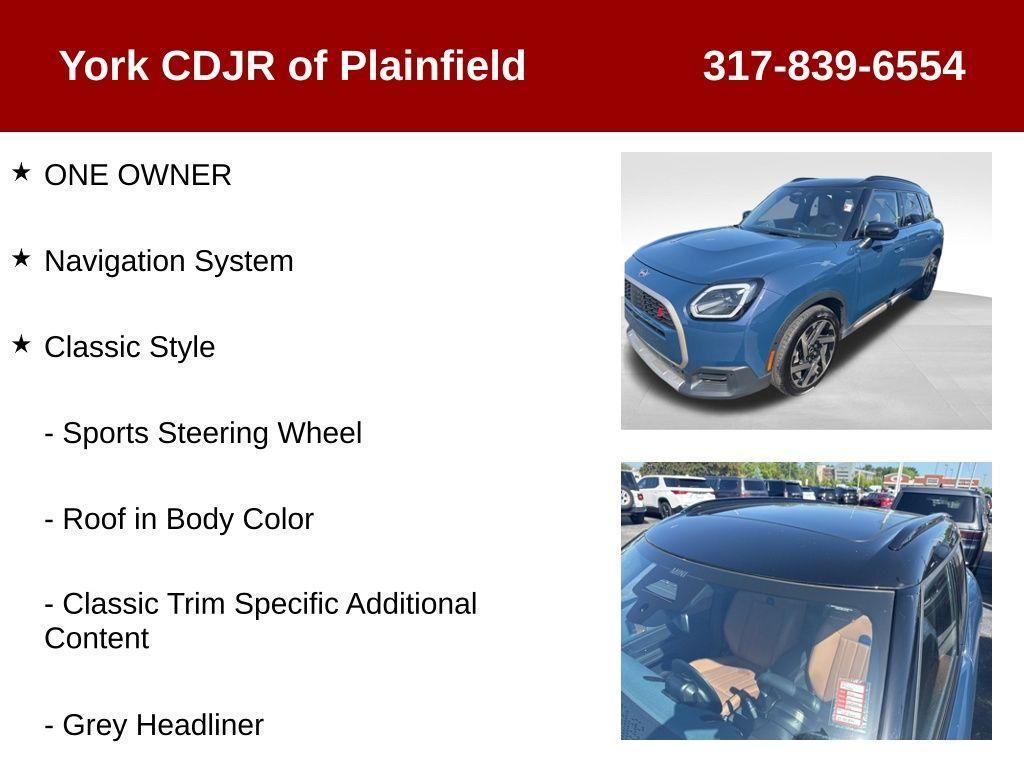 used 2025 MINI Countryman car, priced at $37,488