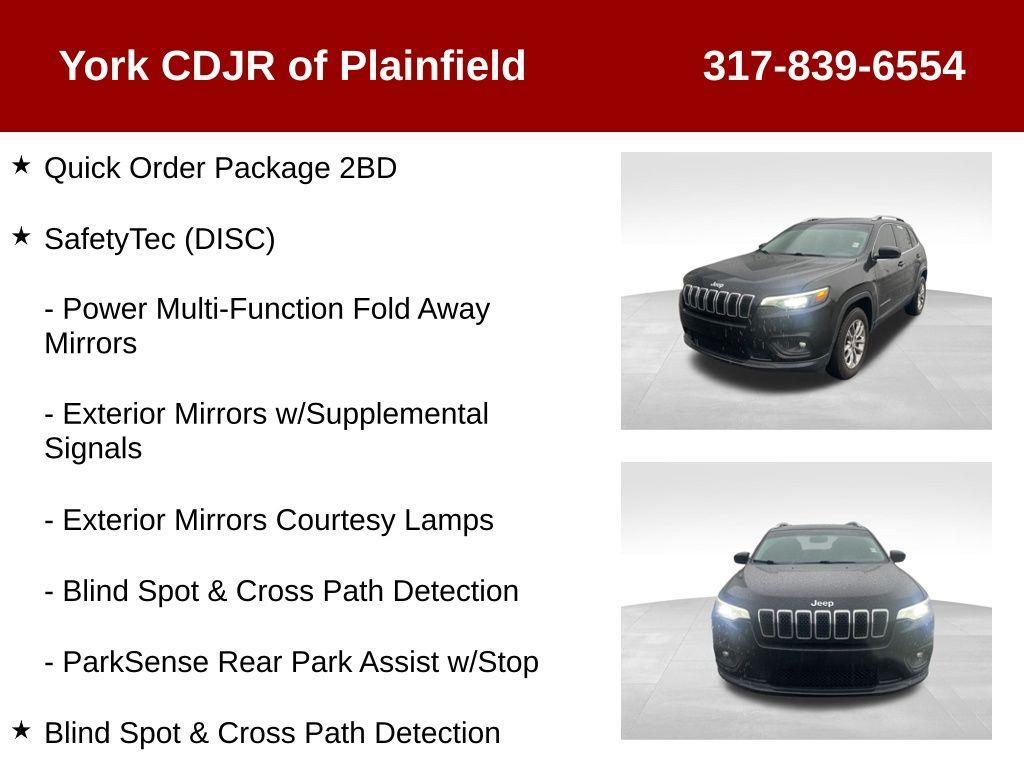 used 2019 Jeep Cherokee car, priced at $17,995