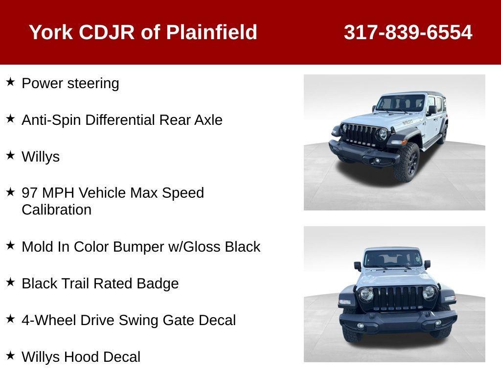 used 2022 Jeep Wrangler Unlimited car, priced at $35,787