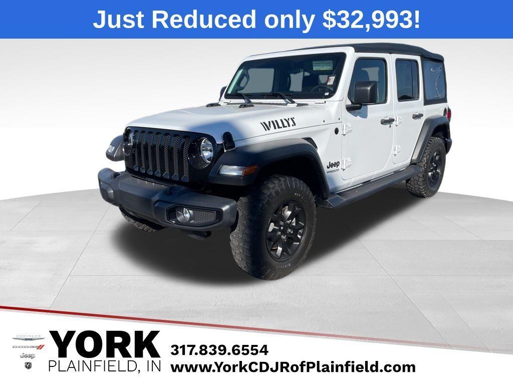 used 2022 Jeep Wrangler Unlimited car, priced at $32,993
