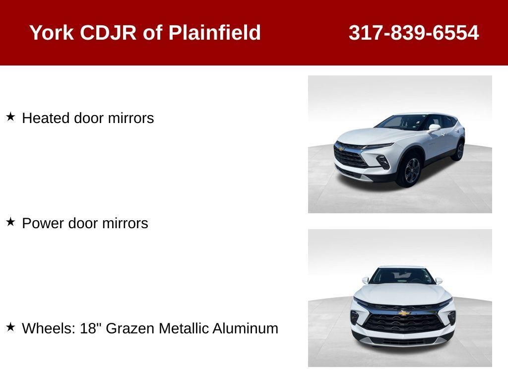 used 2024 Chevrolet Blazer car, priced at $27,405