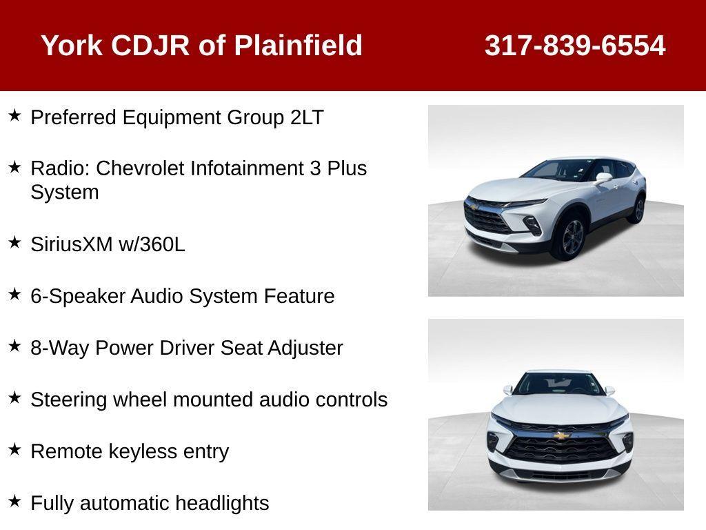 used 2024 Chevrolet Blazer car, priced at $27,405