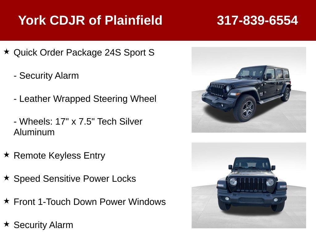 used 2018 Jeep Wrangler Unlimited car, priced at $18,993