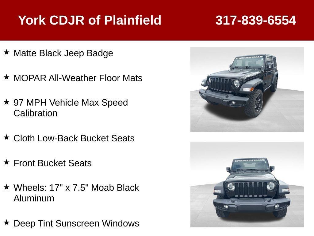 used 2021 Jeep Wrangler car, priced at $26,054