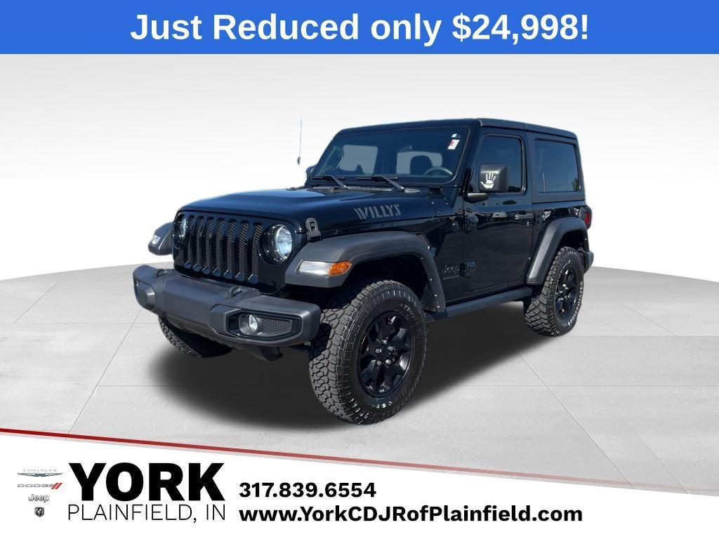 used 2021 Jeep Wrangler car, priced at $24,998