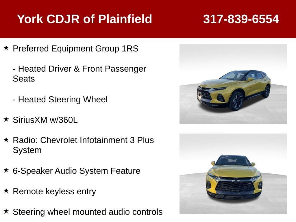 used 2022 Chevrolet Blazer car, priced at $31,115