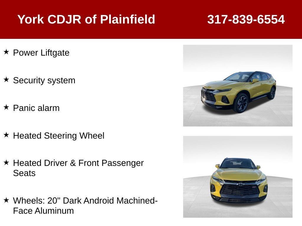 used 2022 Chevrolet Blazer car, priced at $31,115