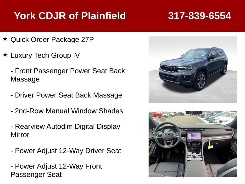 new 2024 Jeep Grand Cherokee 4xe car, priced at $62,859