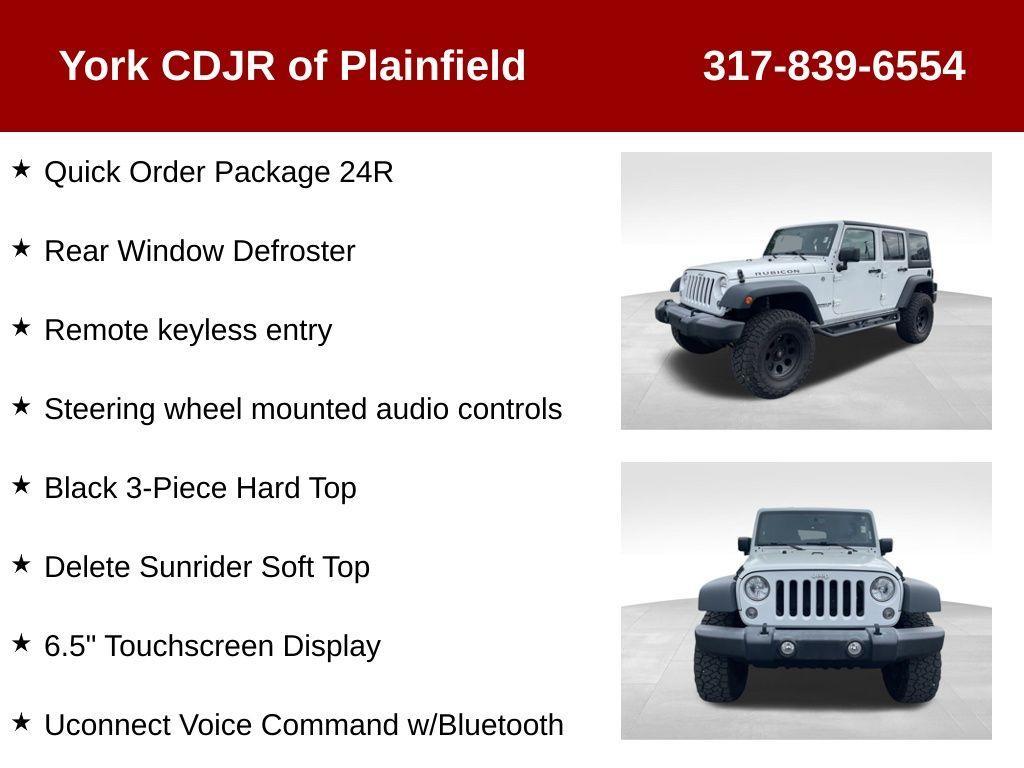 used 2016 Jeep Wrangler Unlimited car, priced at $18,540