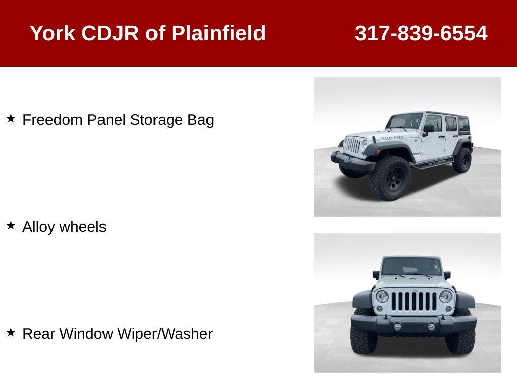 used 2016 Jeep Wrangler Unlimited car, priced at $18,540
