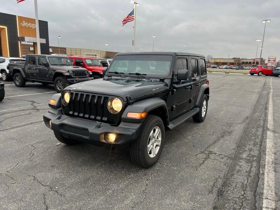 used 2022 Jeep Wrangler Unlimited car, priced at $29,653