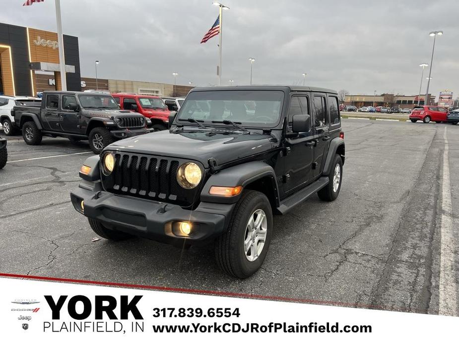 used 2022 Jeep Wrangler Unlimited car, priced at $29,653