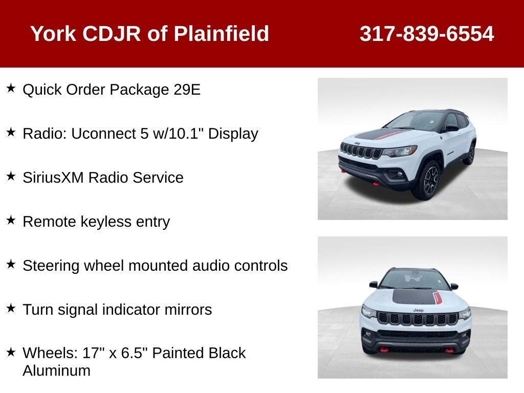 used 2024 Jeep Compass car, priced at $23,700