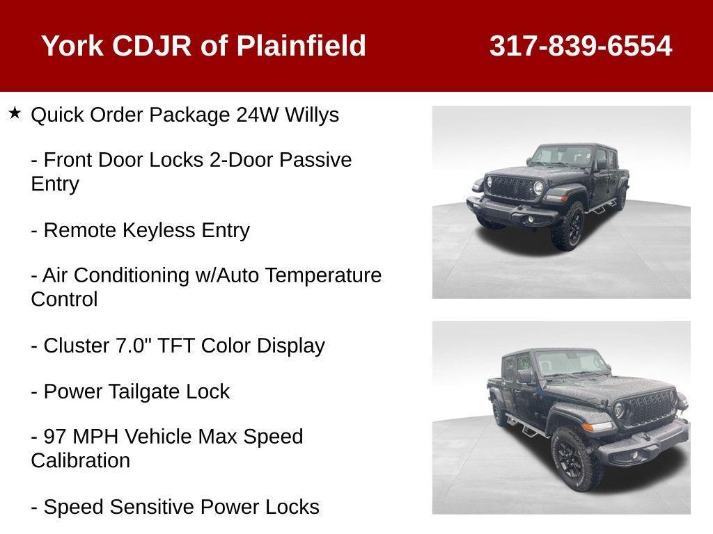used 2024 Jeep Gladiator car, priced at $37,803