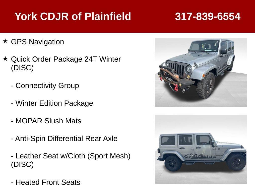 used 2017 Jeep Wrangler Unlimited car, priced at $21,528