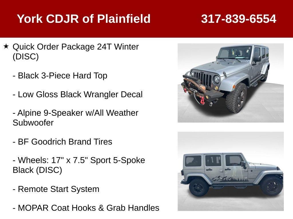 used 2017 Jeep Wrangler Unlimited car, priced at $21,528