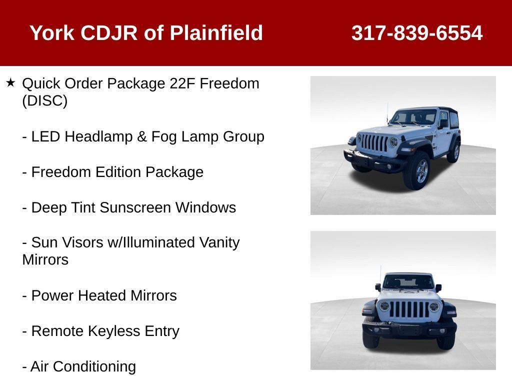 used 2021 Jeep Wrangler car, priced at $25,998