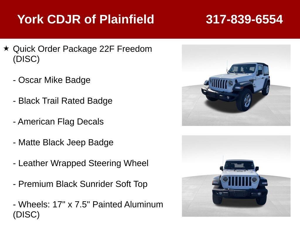 used 2021 Jeep Wrangler car, priced at $25,998