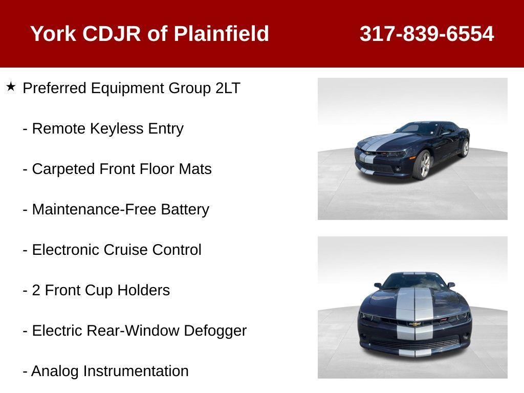 used 2014 Chevrolet Camaro car, priced at $16,186