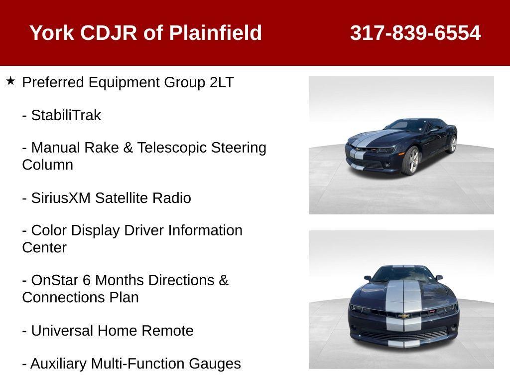 used 2014 Chevrolet Camaro car, priced at $16,186