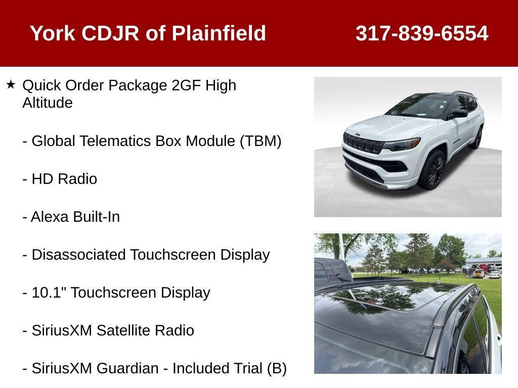 used 2022 Jeep Compass car, priced at $25,988
