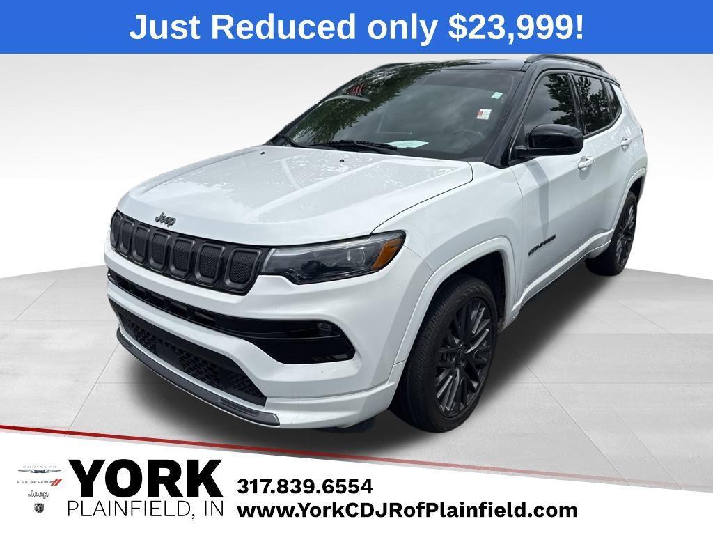 used 2022 Jeep Compass car, priced at $23,999