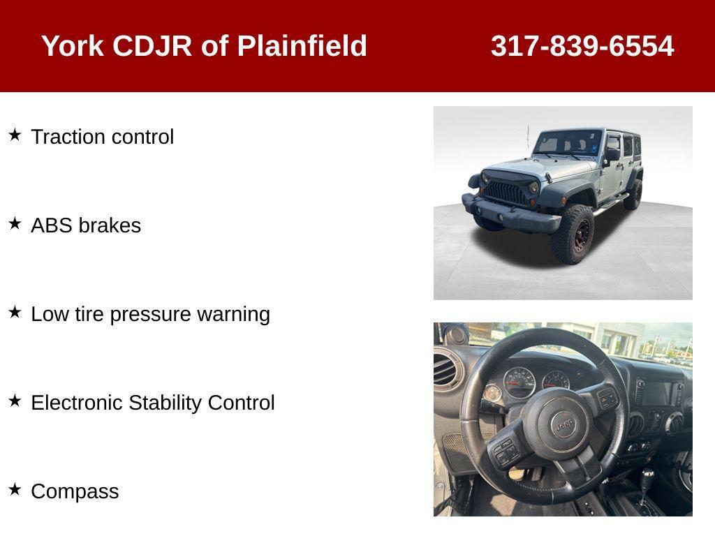 used 2012 Jeep Wrangler Unlimited car, priced at $11,994
