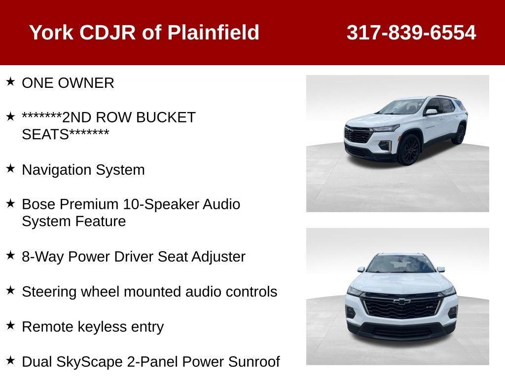 used 2023 Chevrolet Traverse car, priced at $34,142