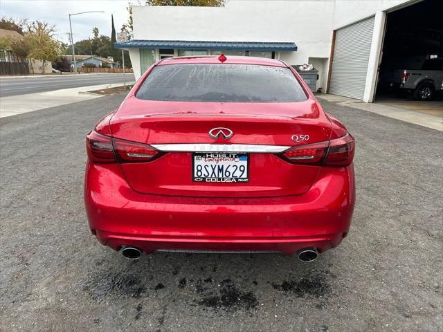 used 2021 INFINITI Q50 car, priced at $19,299