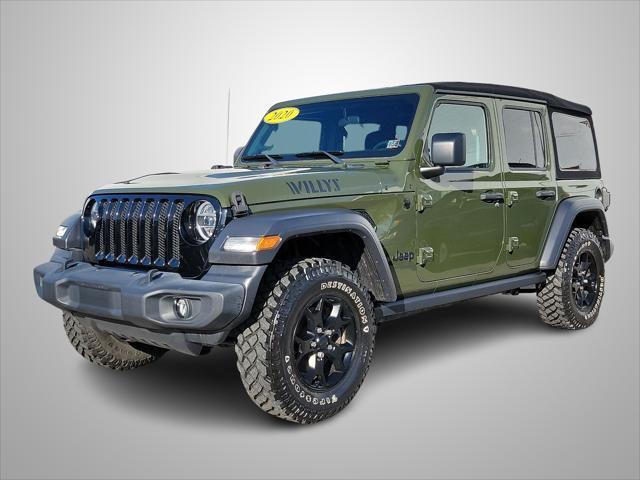 used 2020 Jeep Wrangler Unlimited car, priced at $35,777