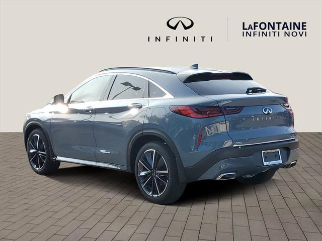 new 2025 INFINITI QX55 car, priced at $50,580