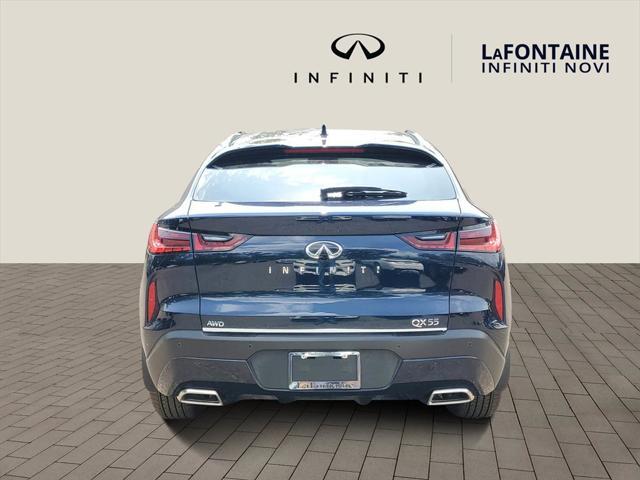 new 2024 INFINITI QX55 car, priced at $55,750