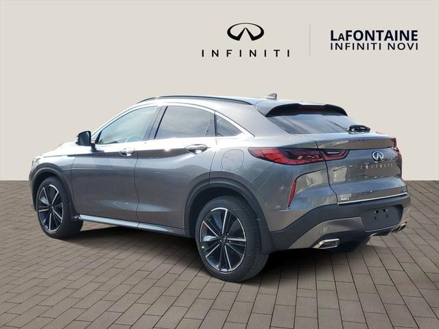 new 2025 INFINITI QX55 car, priced at $56,180