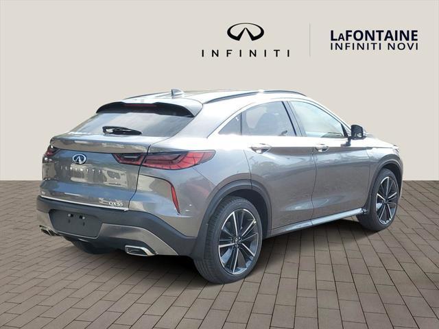 new 2025 INFINITI QX55 car, priced at $56,180